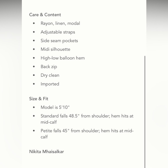 RARE! Anthropologie NWT Nikita Mhaisalkar Abstract Tiered Beaded Midi Dress M. - Picture 8 of 10